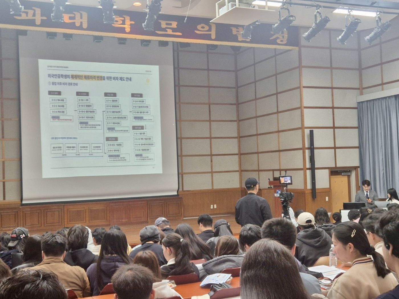 Lecture on the Immigration Control Act and post-graduation visa pathways